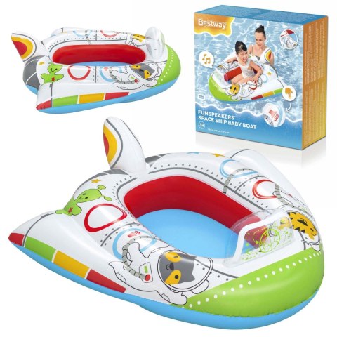 Pontonik plażowy statek kosmiczny 104 x 99 cm Bestway 34178 Pontonik plażowy statek kosmiczny 104 x 99 cm Bestway 34178