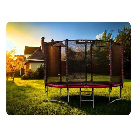 Trampolina ogrodowa 10ft/312cm z siatką zewnętrzną i drabinką Neo-Sport Trampolina ogrodowa 10ft/312cm z siatką zewnętrzną i drabinką Neo-Sport