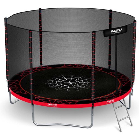 Trampolina ogrodowa 10ft/312cm z siatką zewnętrzną i drabinką Neo-Sport Trampolina ogrodowa 10ft/312cm z siatką zewnętrzną i drabinką Neo-Sport