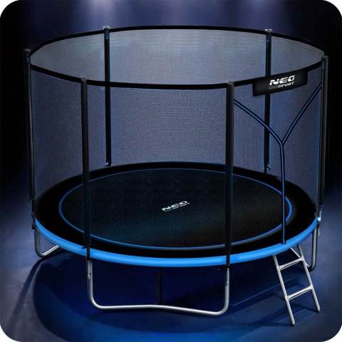 Trampolina ogrodowa 10ft/312cm z siatką zewnętrzną i drabinką Neo-Sport Trampolina ogrodowa 10ft/312cm z siatką zewnętrzną i drabinką Neo-Sport