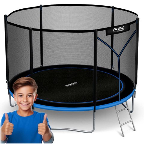 Trampolina ogrodowa 6ft/183cm z siatką zewnętrzną i drabinką Neo-Sport Trampolina ogrodowa 6ft/183cm z siatką zewnętrzną i drabinką Neo-Sport