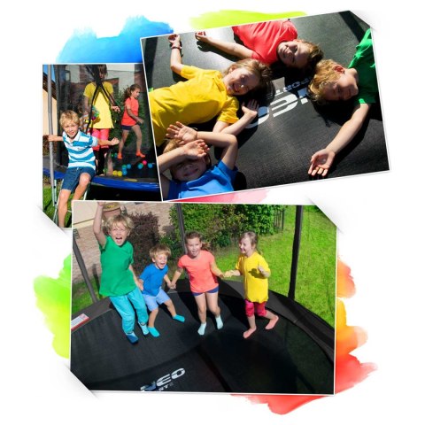 Trampolina ogrodowa 8ft/252cm z siatką wewnętrzną i drabinką Neo-Sport Trampolina ogrodowa 8ft/252cm z siatką wewnętrzną i drabinką Neo-Sport