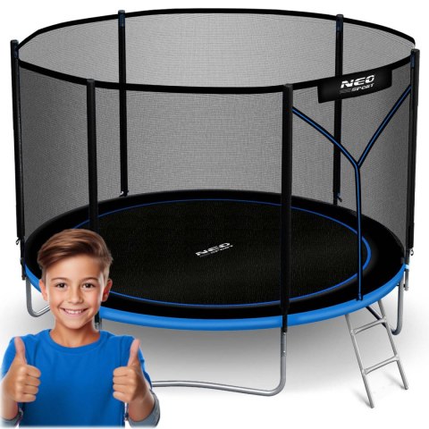 Trampolina ogrodowa 8ft/252cm z siatką zewnętrzną i drabinką Neo-Sport Trampolina ogrodowa 8ft/252cm z siatką zewnętrzną i drabinką Neo-Sport