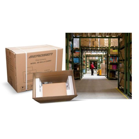 Okap kuchenny 90 cm Czarny Berdsen BE-90E Okap kuchenny 90 cm Czarny Berdsen BE-90E