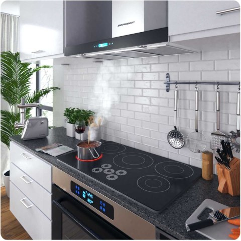 Okap kuchenny 90 cm Inox Berdsen BE-90S Okap kuchenny 90 cm Inox Berdsen BE-90S