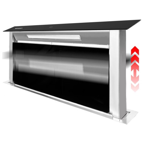 Okap kuchenny blatowy 90cm czarny BT-290 Okap kuchenny blatowy 90cm czarny BT-290
