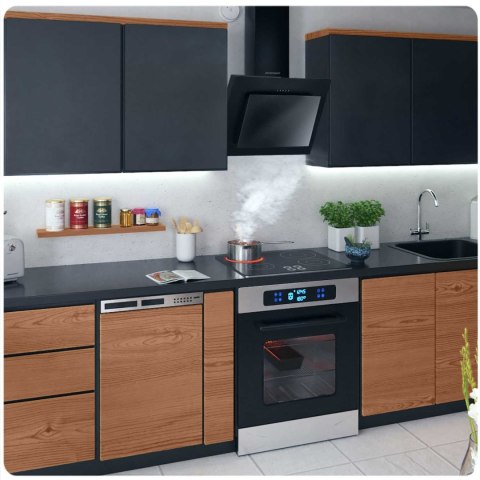 Okap kuchenny kominowy 60 cm Berdsen BT-215 czarny Okap kuchenny kominowy 60 cm Berdsen BT-215 czarny