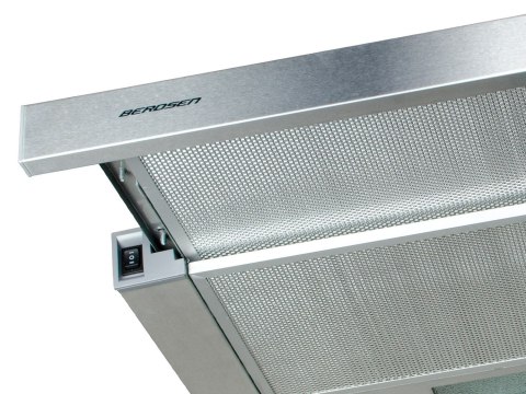 Okap kuchenny teleskopowy Berdsen BE-60-LW 60 cm INOX Okap kuchenny teleskopowy Berdsen BE-60-LW 60 cm INOX